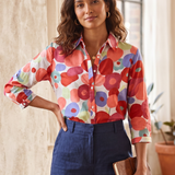Blusa Donna Sottile – Con Bottoni, Adatta per Lavoro e Uso Quotidiano