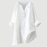 Blusa da Donna Svasata – Con Chiusura a Bottone, Adatta per Primavera e Estate