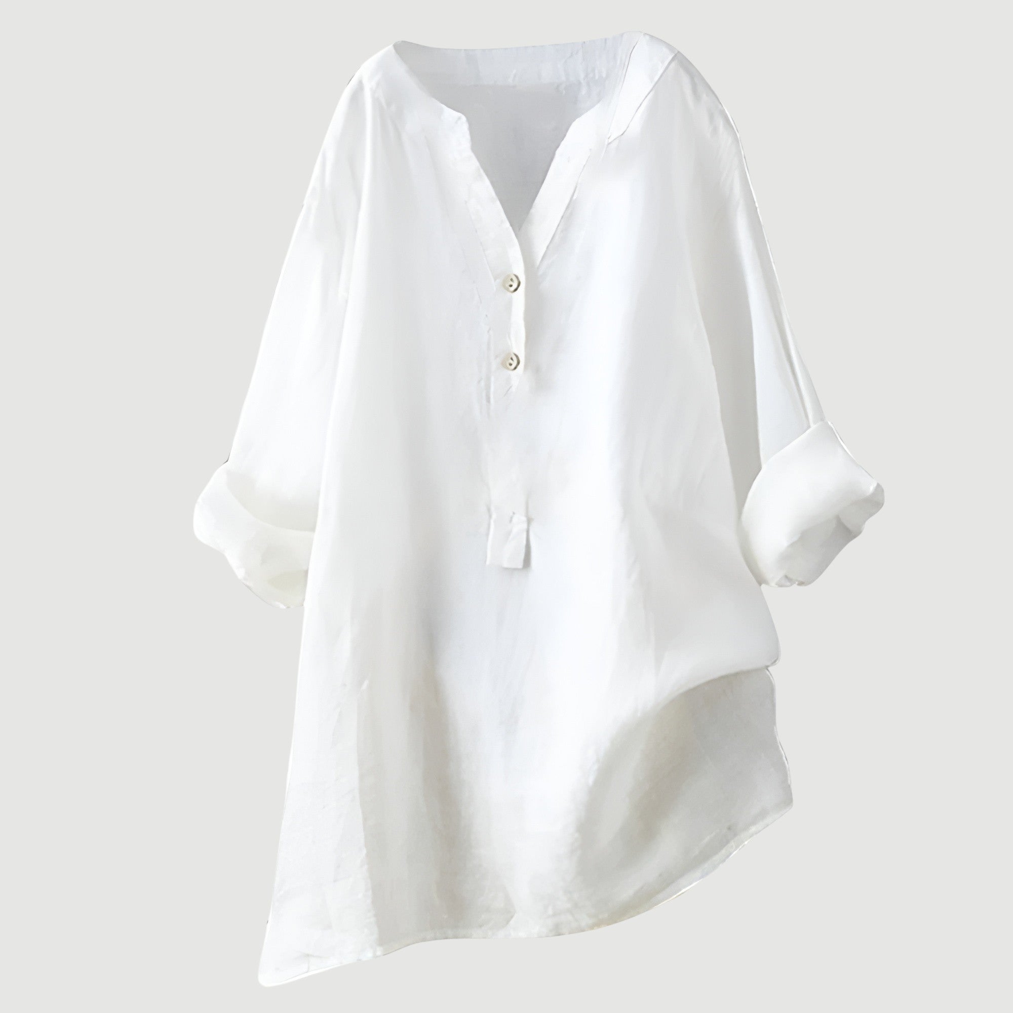Blusa da Donna Svasata – Con Chiusura a Bottone, Adatta per Primavera e Estate