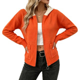 Cardigan donna zip con cappuccio - Morbido e sportivo