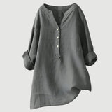 Blusa da Donna Svasata – Con Chiusura a Bottone, Adatta per Primavera e Estate