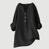 Blusa da Donna Svasata – Con Chiusura a Bottone, Adatta per Primavera e Estate