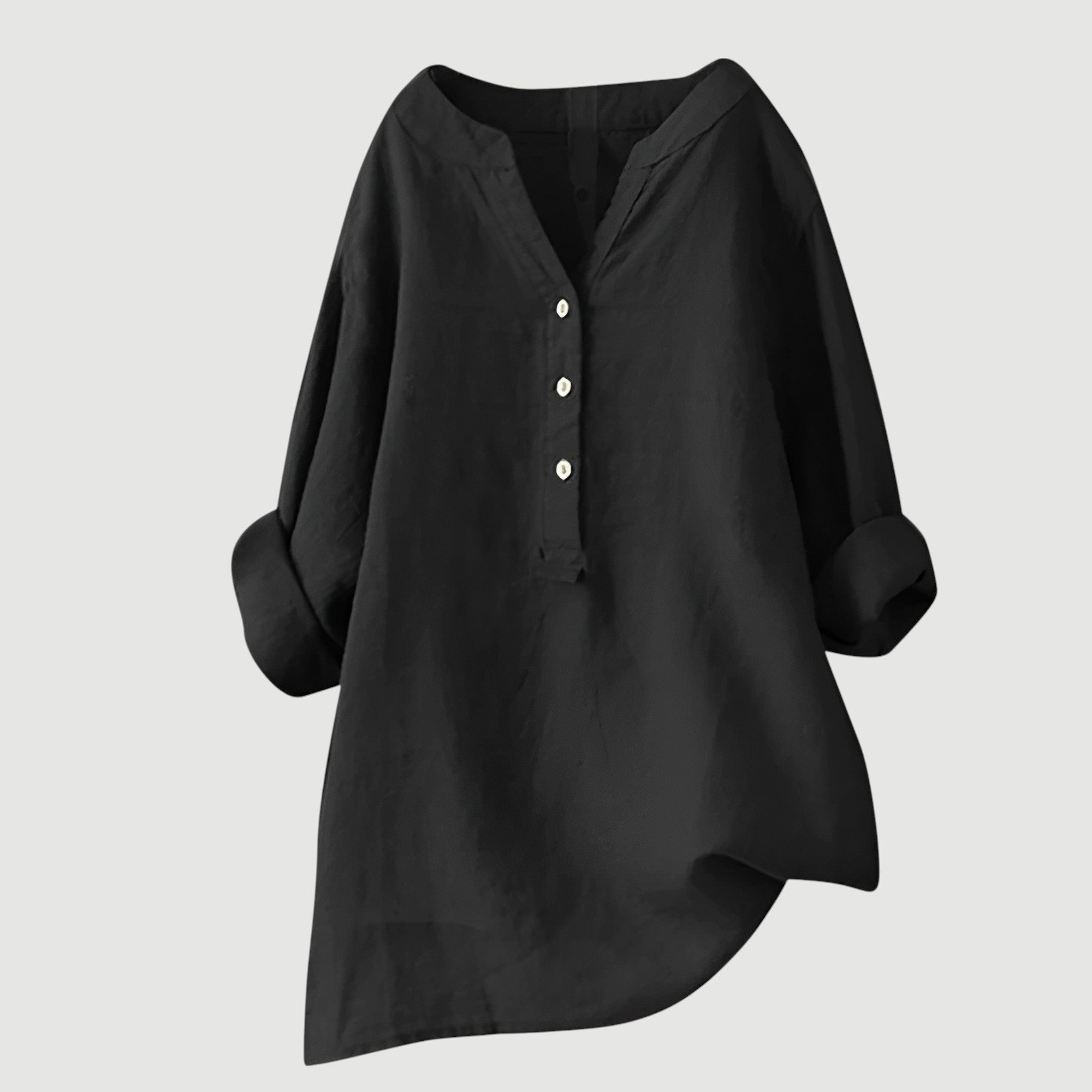 Blusa da Donna Svasata – Con Chiusura a Bottone, Adatta per Primavera e Estate