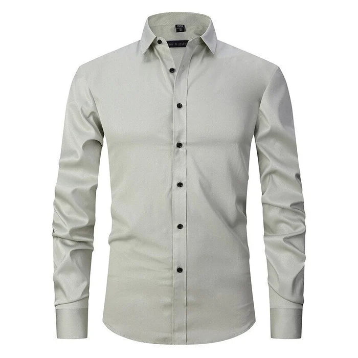 Camicia Slim Fit da Uomo – Antifreddo, Adatta per Lavoro e Uso Quotidiano
