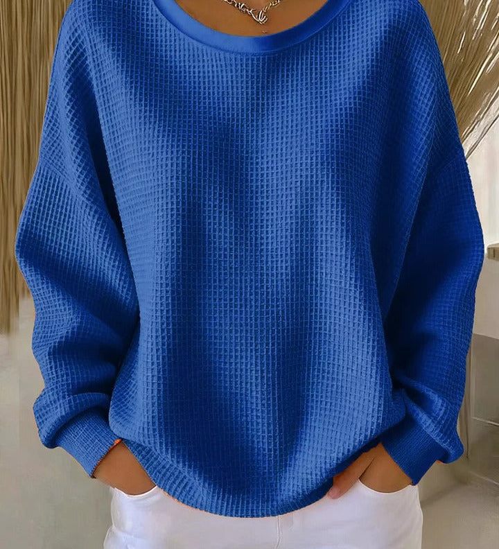 Virginia™ | Maglione goffrato a maniche lunghe