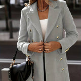 Donna - Cappotto invernale sartoriale - Doppiopetto