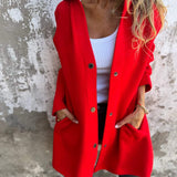 Cardigan con Cappuccio e Bottoni Casual da Donna - Comfort e Stile