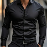 Varel | Camicia elegante a maniche lunghe con bottoni