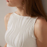 Giovanna™ | Abito midi con bretelle decorate