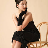 Sofia™ | Abito midi plissettato con perline