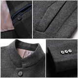 Cappotto da uomo in lana doppia faccia