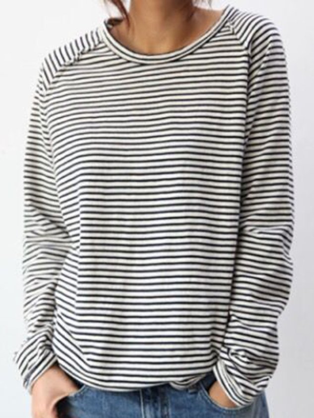Blusa Slim Fit da Donna – Casual per Primavera e Autunno, con Maniche Lunghe