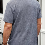 Varel | Camicia leggera a maniche corte in misto lino
