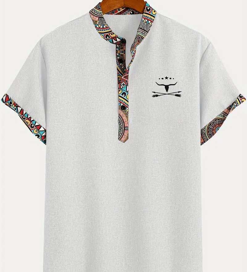 Varel | Camicia elegante a maniche corte