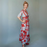 Abito Maxi Scollo a V per Donne – Adatto per Primavera e Estate, Ideale per Occasioni Casual e Festive