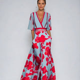 Abito Maxi Scollo a V per Donne – Adatto per Primavera e Estate, Ideale per Occasioni Casual e Festive