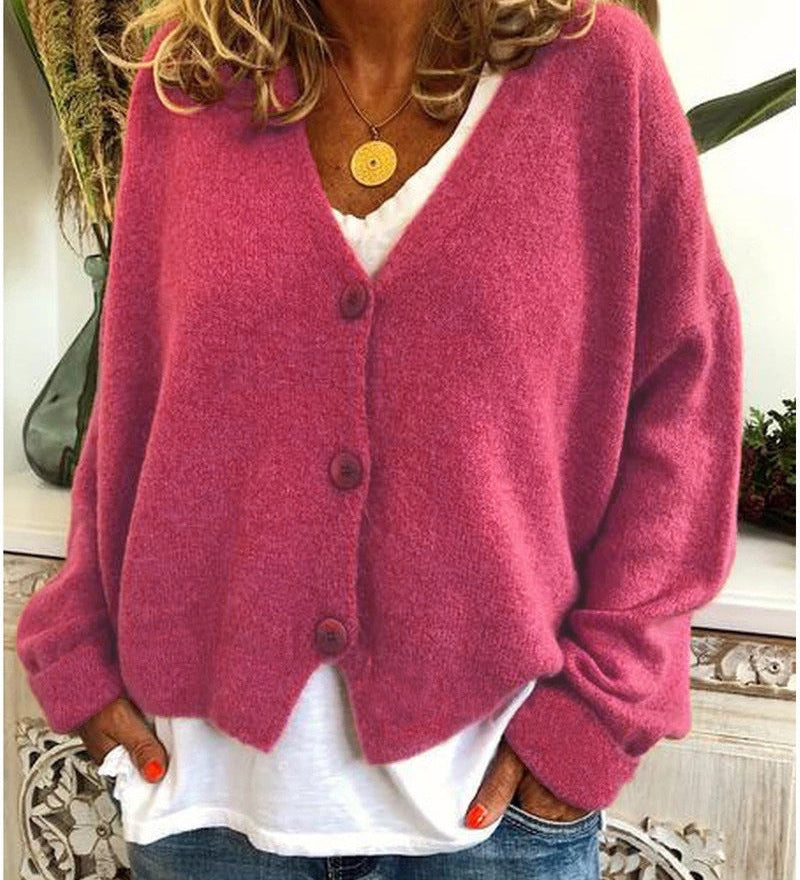 Cardigan lavorato a maglia da donna
