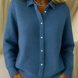 Giulia™ | Cardigan testurizzato con bottoni