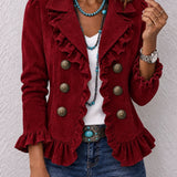 Cardigan donna con bottoni a maniche lunghe - Morbido e colorato