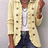 Cinzia™ | Giacca con broderie floreali e volant