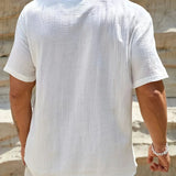 Varel | Camicia estiva elegante con colletto alto