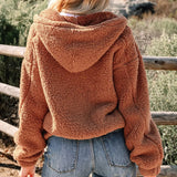 Donna - Giacca Teddy - Stile rilassato con zip