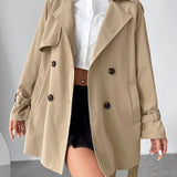 Cappotto Trench Donna Doppiopetto – Stile Classico Elegante