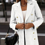 Donna - Cappotto invernale sartoriale - Doppiopetto