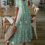 Abito maxi bohémien da donna – Valorizzante e fluido