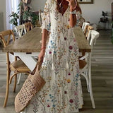 Abito maxi bohémien da donna – Valorizzante e fluido