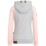 Donna - Felpa con cappuccio con zip - Manica lunga