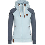 Donna - Felpa con cappuccio con zip - Manica lunga