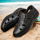 Sandali da pescatore uomo in pelle – sandali estivi eleganti e traspiranti