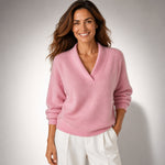 Maglione morbido scollo V | Comfort e stile