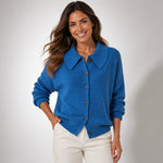Patrizia™ | Cardigan con collo a camicia morbido