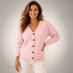 Bianca™ Cardigan trapuntato con bottoni
