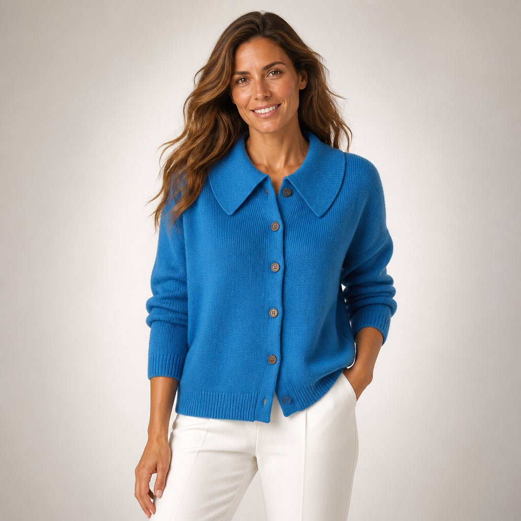 Patrizia™ | Cardigan con collo a camicia morbido