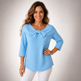 Serena™ | Maglione con fiocco, comfort senza vincoli