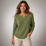 Laura™ | Maglione henley morbido e comodo