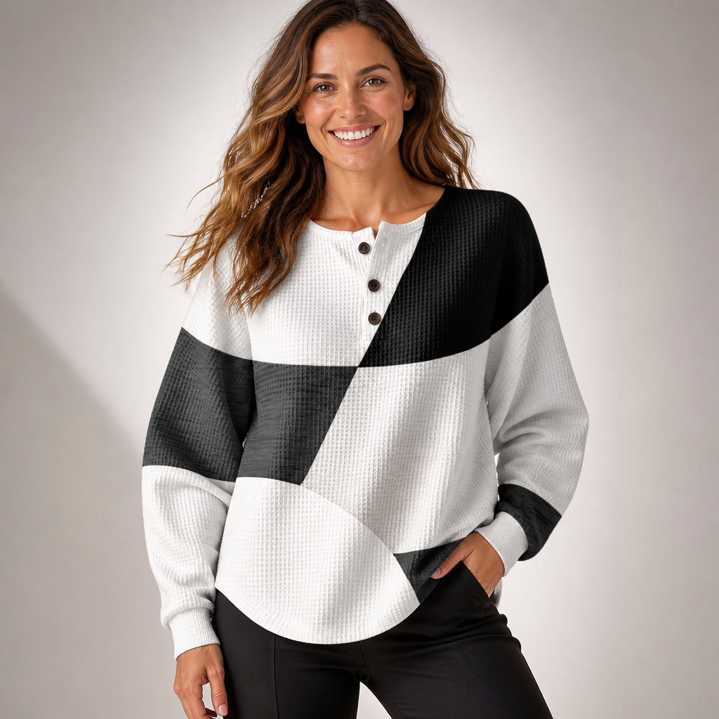 Cristina™ | Maglione goffrato doppio strato