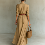 Abito chemisier lungo da donna – Linea fluida ed elegante per l’estate