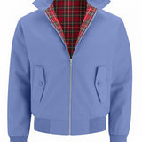 Rebecca™ | Giacca Harrington con fodera tartan