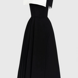 Abito Midi A-Line da Donna – Con Una Spalla, Adatto per Occasioni Festive