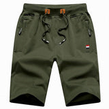 Varel | Pantaloni corti in cotone con tasche con zip