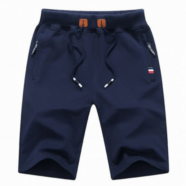 Varel | Pantaloni corti in cotone con tasche con zip