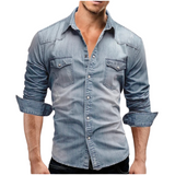 Varel | Camicia in denim dallo stile moderno