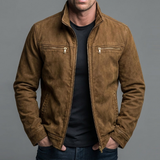 Varel | Giacca in denim dal taglio rilassato con zip