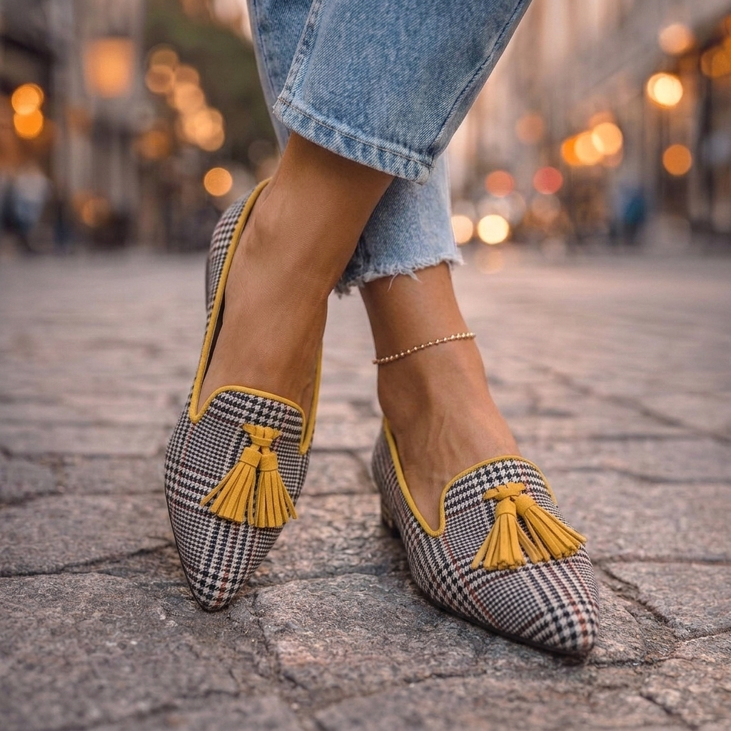 Rosa™ | Ballerina a punta con nappina