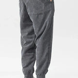 Pantaloni in velluto alla moda da uomo – Pantaloni casual comodi