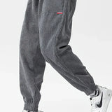 Pantaloni in velluto alla moda da uomo – Pantaloni casual comodi